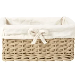 Best Panière osier crème Rangement