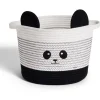Sale Panière panda noir et blanc Ø30x24cm Rangement