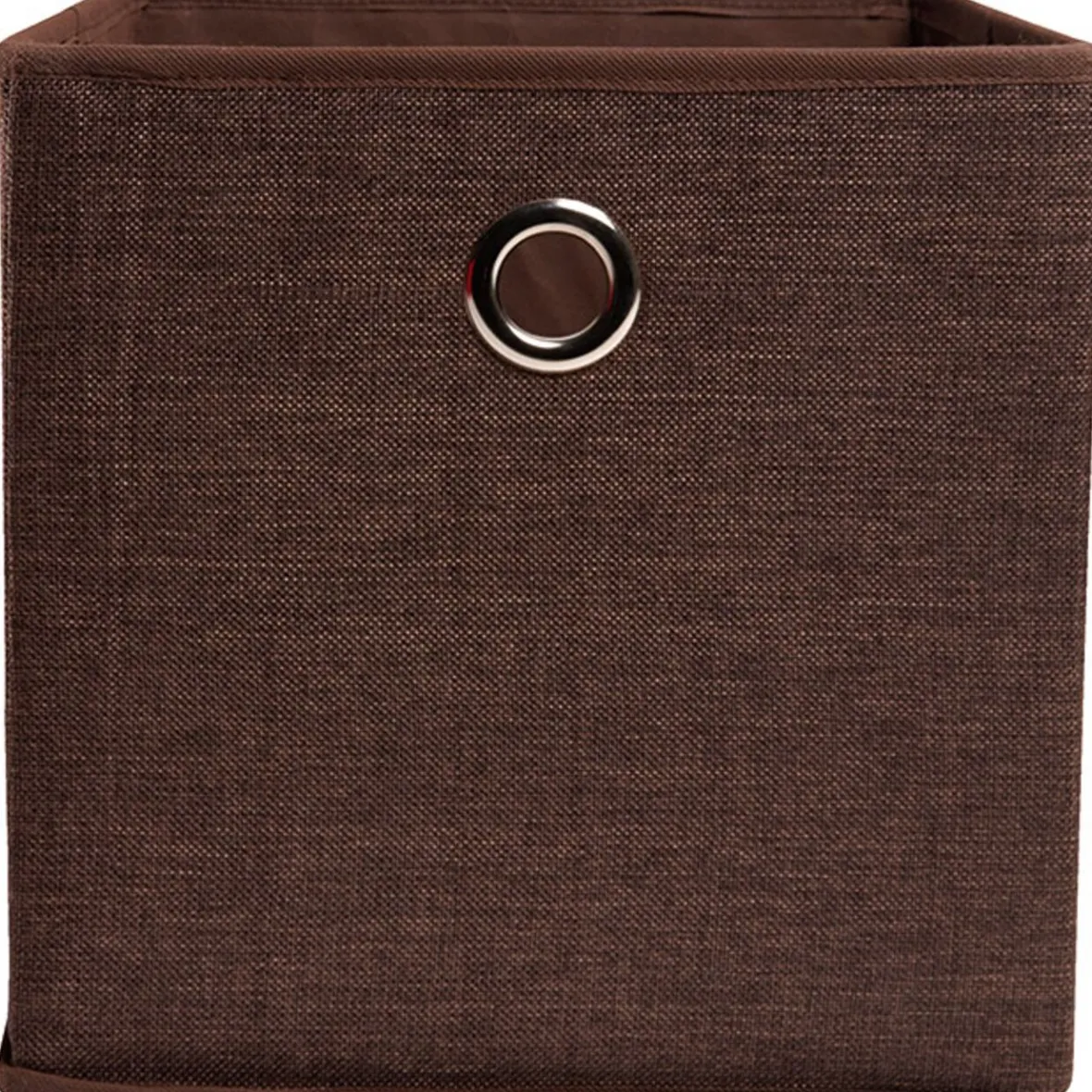 Best Panière pliable en polyester marron Rangement