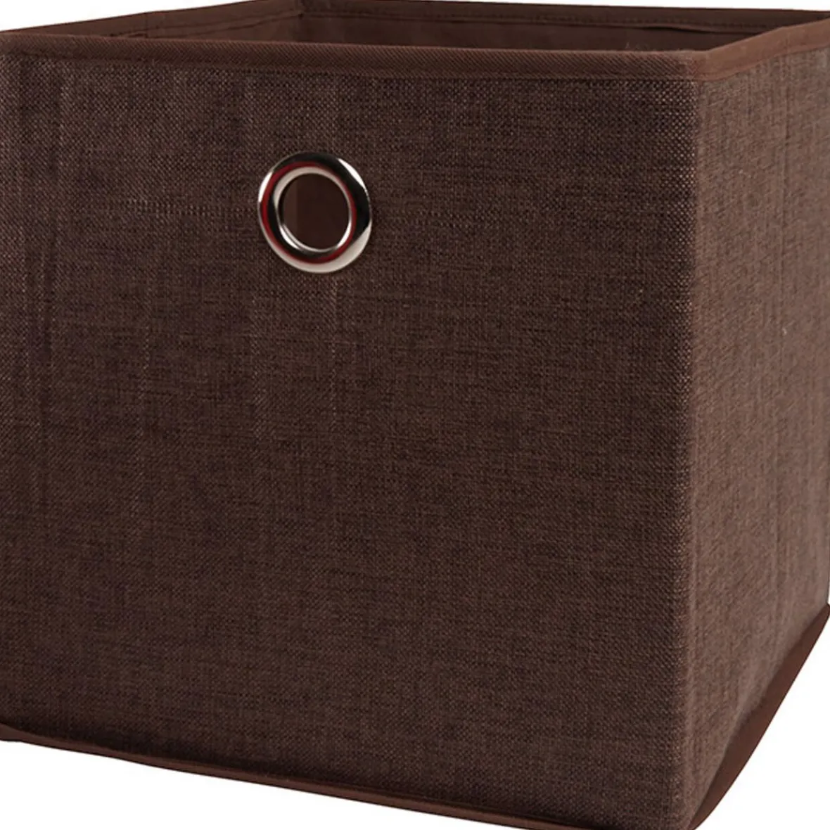 Best Panière pliable en polyester marron Rangement