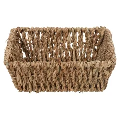 Best Panière rectangulaire jonc de mer tressé Rangement