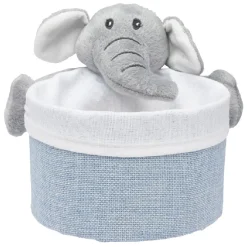 Best Panière ronde avec peluche animal Rangement