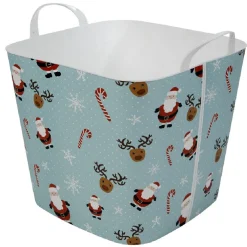 Best Panière souple 25 L design Noël Rangement