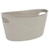 Sale Panière souple ovale 12 L moka Rangement