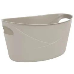 Sale Panière souple ovale 12 L moka Rangement