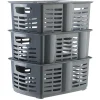 Sale Panière superposable 9.3 L x3 Entretien Du Linge
