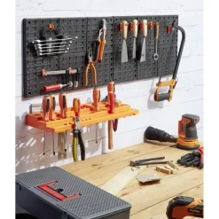 Panneau mural rangement outillage x2 avec porte outil^Gifi