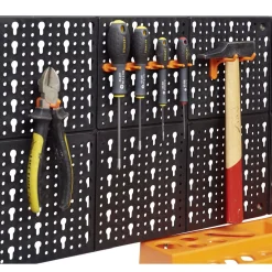Panneau mural rangement outillage x2 avec porte outil^Gifi