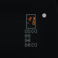 Panneau rayonnant 1500W Verre Noir avec panneau de contrôle tactile^Gifi Outlet