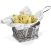 Gifi Préparation Culinaire^Papier absorbant à frites design noir blanc