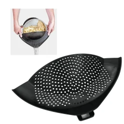 Gifi Préparation Culinaire^Passoire à clipser noire Metaltex