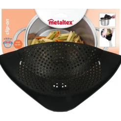 Gifi Préparation Culinaire^Passoire à clipser noire Metaltex