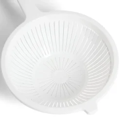 Gifi Préparation Culinaire^Passoire à queue plastique blanc Ø23xH9cm