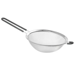 Gifi Préparation Culinaire^Passoire en inox à maille fine avec poignée en silicone