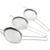 Gifi Préparation Culinaire^Passoire en inox blanc argenté x3