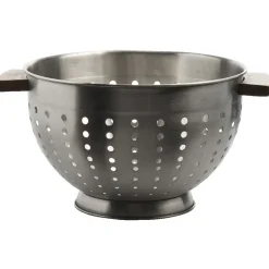 Gifi Préparation Culinaire^Passoire en métal et poignées pin