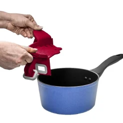 Gifi Préparation Culinaire^Passoire pliable et adaptable rouge