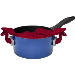 Gifi Préparation Culinaire^Passoire pliable et adaptable rouge