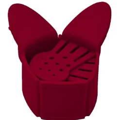 Gifi Préparation Culinaire^Passoire pliable et adaptable rouge