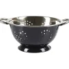 Gifi Préparation Culinaire^Passoire ronde en inox noir et gris