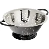 Gifi Préparation Culinaire^Passoire ronde en inox noir et gris