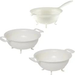 Gifi Préparation Culinaire^Passoire x2 et bol blancs XL