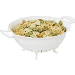 Gifi Préparation Culinaire^Passoire x2 et bol blancs XL