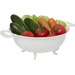 Gifi Préparation Culinaire^Passoire x2 et bol blancs XL