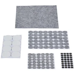 Patin adhésif en feutre blanc gris noir x125^Gifi New