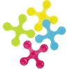 Patin antidérapant forme pièce de puzzle coloré 15x15 cm x4^Gifi Outlet