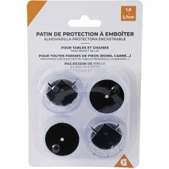 Patin de protection à emboîter pour pieds table/chaise^Gifi