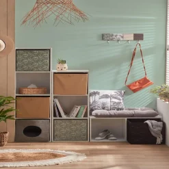 Best Patère en bois 4 crochets Rangement