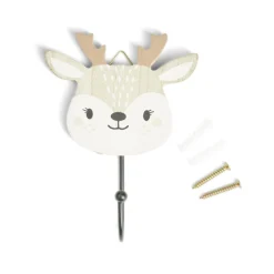 Best Patère enfant forme animal 10xH15cm - 4 modèles Rangement