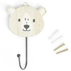 Best Patère enfant forme animal 10xH15cm - 4 modèles Rangement