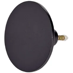 Best Patère murale ronde noir polyrésine Ø5cm Rangement