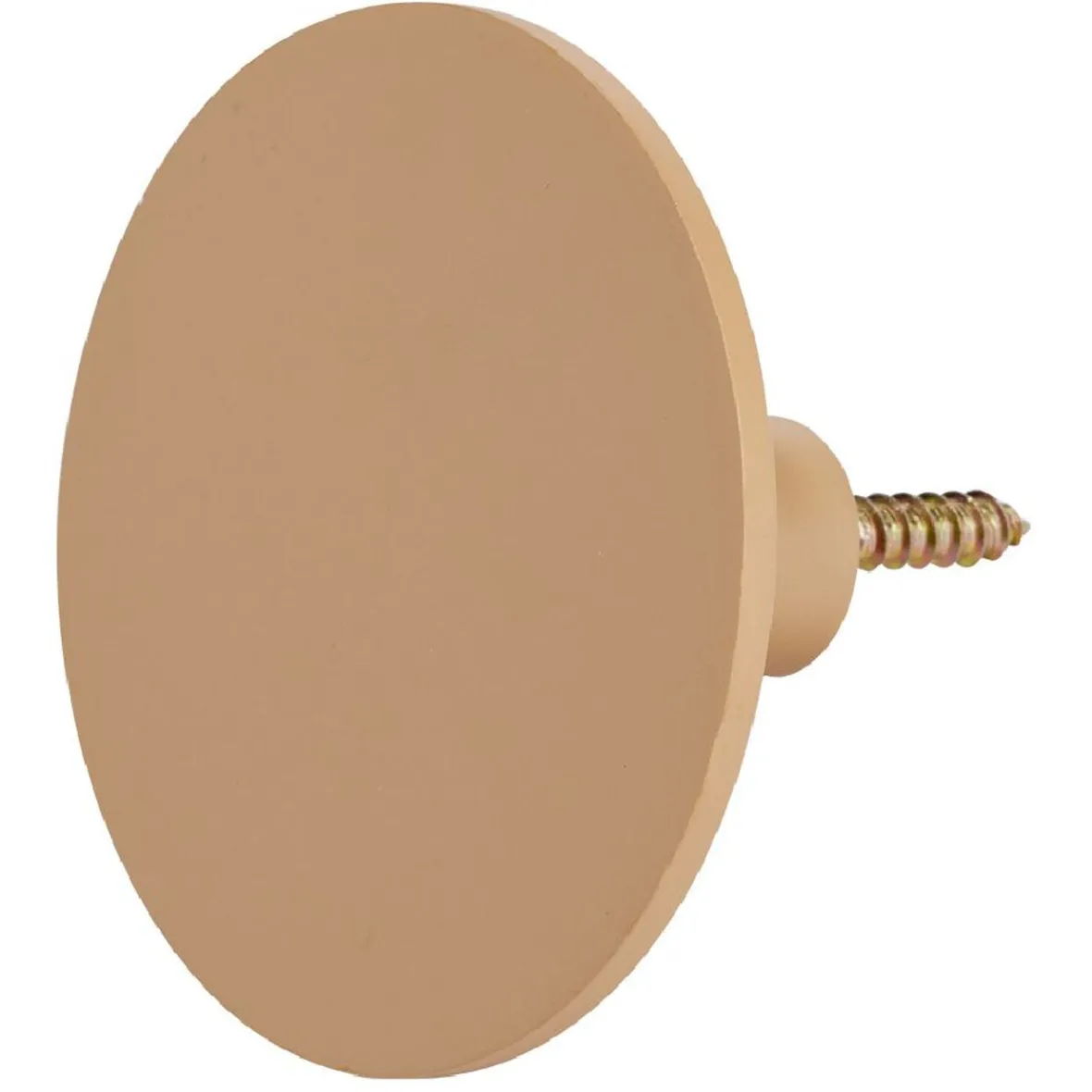 Sale Patère murale ronde nude polyrésine Ø8cm Rangement
