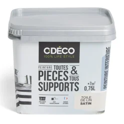 Peinture intérieure C'DÉCO tous supports 750ml blanc satiné^Gifi Online