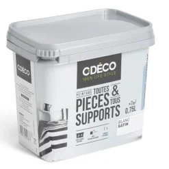 Peinture intérieure C'DÉCO tous supports 750ml blanc satiné^Gifi Online
