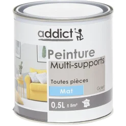 Peinture multi-surfaces 0,5L gris galet mat^Gifi Best