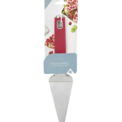 Gifi Préparation Culinaire^Pelle à tarte inox manche polypropylène rouge