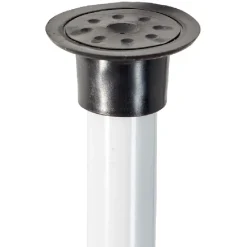 Sale Penderie télescopique métal blanc et noir Rangement