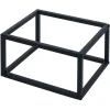 Sale Pieds pour meuble Box Cube métal noir H17,5cm Rangement