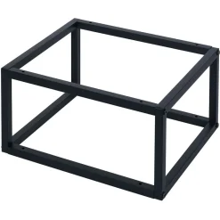 Sale Pieds pour meuble Box Cube métal noir H17,5cm Rangement