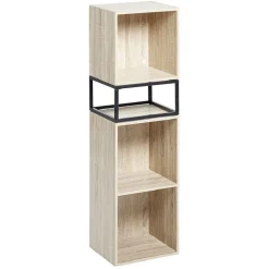 Sale Pieds pour meuble Box Cube métal noir H17,5cm Rangement
