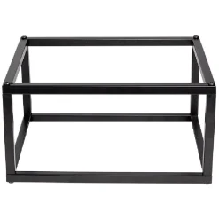Sale Pieds pour meuble Box Cube métal noir H17,5cm Rangement