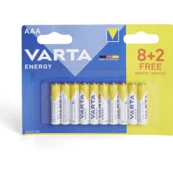 Pile AAA Energy x8 + 2 gratuites^Gifi