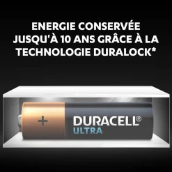 Pile alacaline Duracell Ultra AAA 1,5 Volts LR03 - Lot de 4^Gifi New