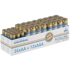 Pile alcaline Grundig LR03 et LR06 x36^Gifi Online