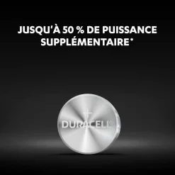 Pile Duracell alcaline SPE LR44 1,5Volts, 76A/A76/V13GA - Lot de 2^Gifi Discount