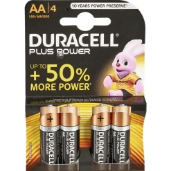 Pile duracell alka plus aa x4^Gifi New